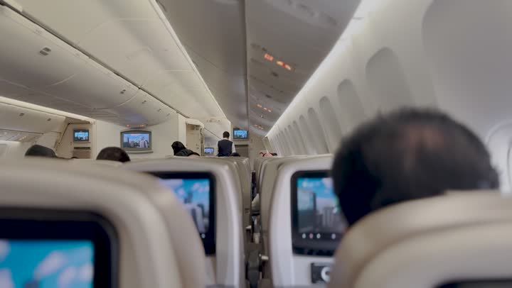 Transportation and air transport, providing advanced services for easy movement between countries in the Kingdom of Saudi Arabia, an airplane in Jeddah, the concept of tourism and travel, Saudi airlines and companies