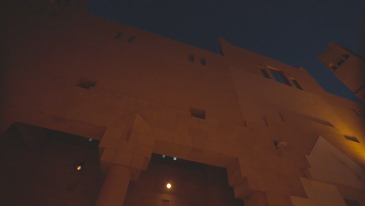 The Al-Bujairi Mosque in the historic Diriyah in the Kingdom of Saudi Arabia, the archaeological and historical buildings in the city of Riyadh, ancient mud buildings and places of worship, Islamic architectural engineering art in the old style.