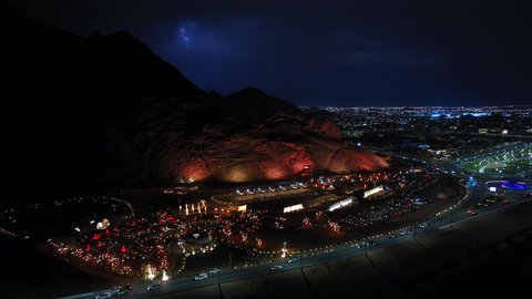 عاصفة رعدية تضرب سماء السعودية, الطقس والكوارث و الظواهر الطبيعية، الرعد والبرق، اجواء شتوية في المملكة العربية السعودية, خلفية الطبيعة