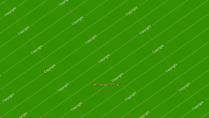 3D animation islamic shahadah green screen background