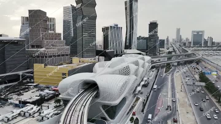 There's a metro station near KAFD - King Abdullah Financial District