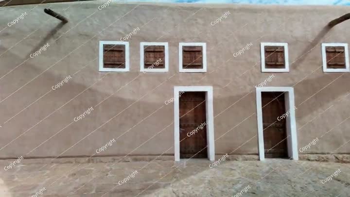 Traditional mud-brick architecture od Diriyah's historical heritage in Riyadh,
