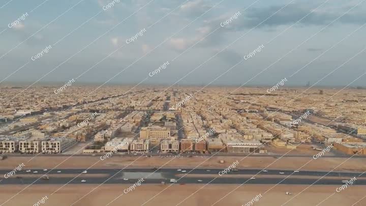 Aerial View of Riyadh Neighborhood