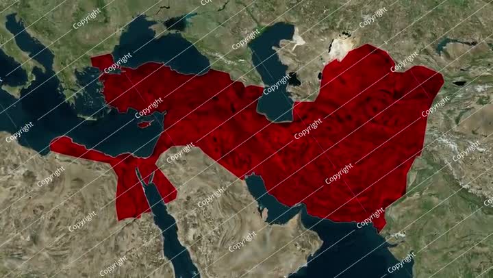 خريطة الإمبراطورية الفارسية 500 قبل الميلاد، خريطة الإمبراطورية الأخمينية