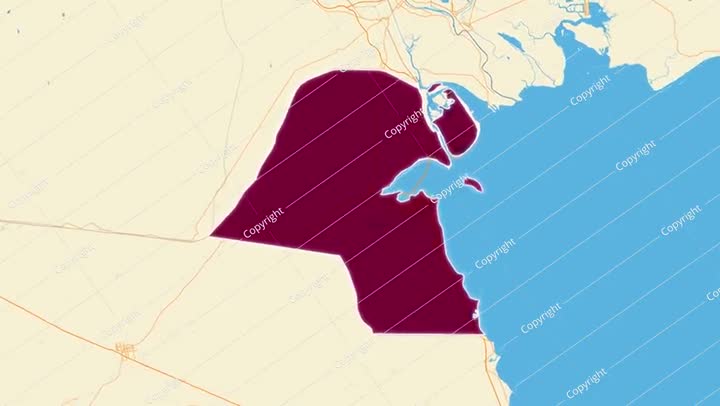 Kuwait Map, Map kuwait zoom in