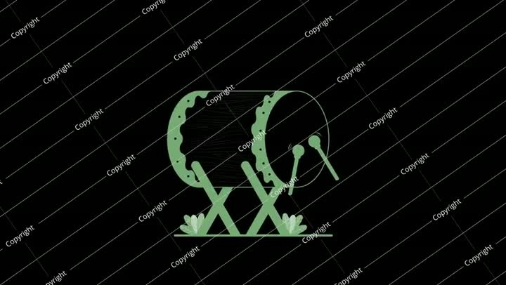 Happy Eid Mubarak greeting with arabic Islamic calligraphy in motion graphic