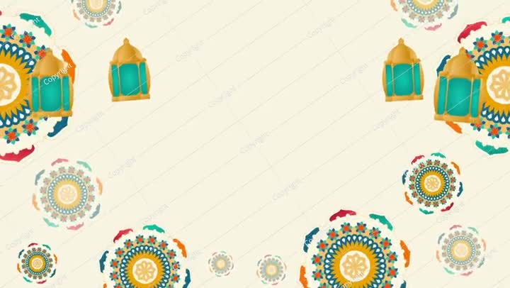 خلفيات متحركة إسلامية لعيد الفطر، خلفيات عيد الفطر وعيد