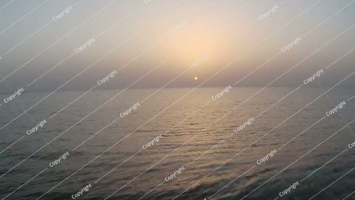 Sunrise Over the Arabian Gulf at Al Uqair Beach