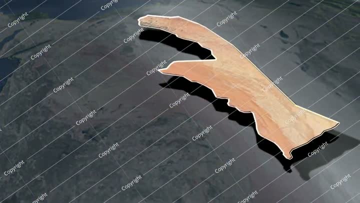 Northern Borders region - Animation Map