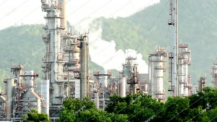 Emission to atmosphere of a modern oil refinery with petroleum storage and ..