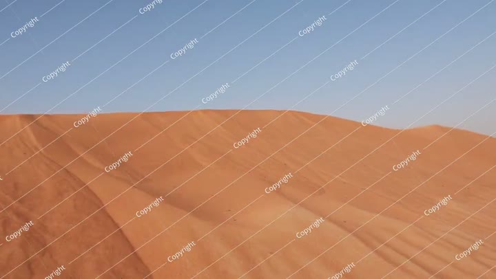 Sand Dunes In The Dubai Desert