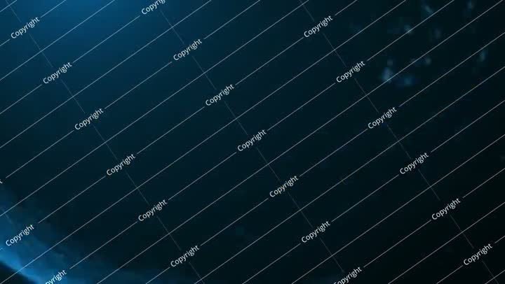 Rotating Earth In Deep Space. Earth Globe 4K. Round Planet In Deep Space