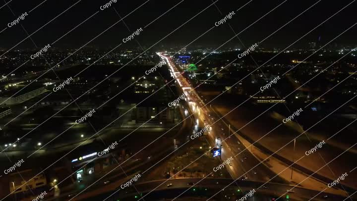 A bird's eye view of Khurais Road in Riyadh