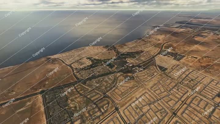 Aerial view of sunrise Mecca. Saudi Arabia