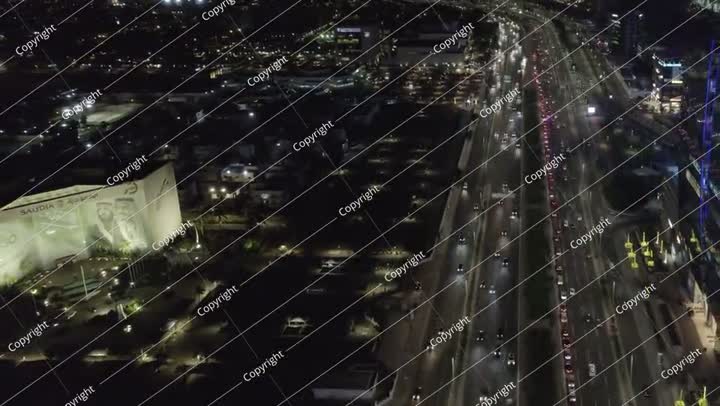 فيديو طائرة بدون طيار لطريق الملك عبد العزيز، مدينة جدة، المملكة العربية السعودية 7 أكتوبر 2024