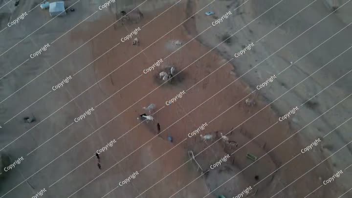 Scenic Evening 4K Video in the Desert of Riyadh Saudi Arabia