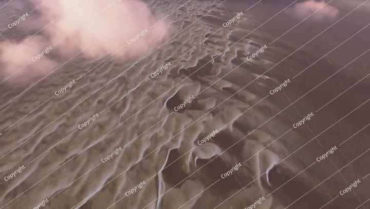 منظر جوي لصحراء الربع الخالي، المملكة العربية السعودية