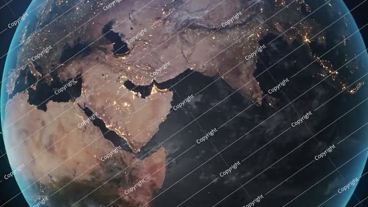 Saudi Arabia Earth Realistic Map 4K