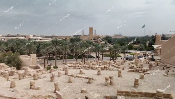 أزقة الدرعية القديمة، المملكة العربية السعودية، العمارة التقليدية المبنية من الطوب اللبن