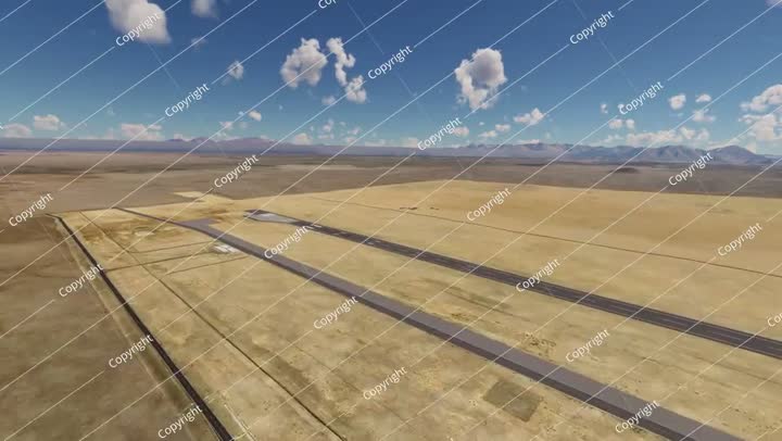 Aerial of Neom Bay Airport. Sharma. Saudi Arabia