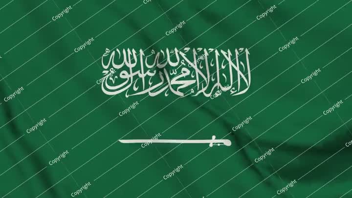 Flag of Saudi Arabia – 4K Seamless Loop of the Middle Eastern Kingdom Banner