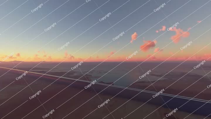 Sunset aerial of Hamid. Neom. Tabuk. Saudi Arabia