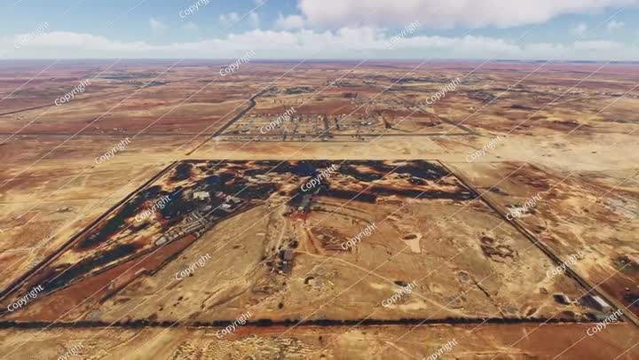 صورة جوية لنادي الرياض للجولف في العارض، المملكة العربية السعودية