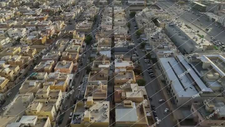 طائرة بدون طيار. المملكة العربية السعودية. الرياض. إنشاءات. إنشاءات.
