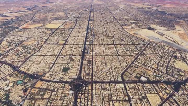 صورة جوية للرياض، المملكة العربية السعودية