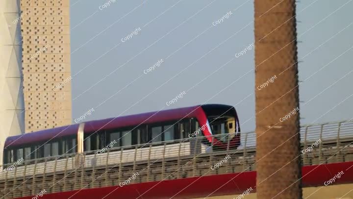 خط مترو الأنفاق الحديث في الرياض المملكة العربية السعودية