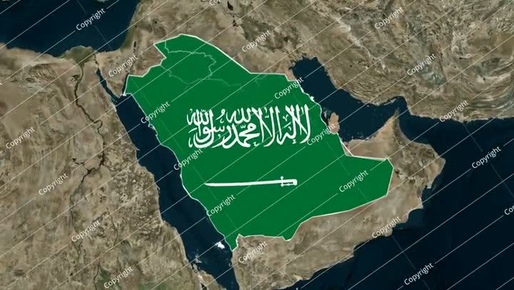 Map saudi arabia with Regions, geography of saudi arabia 3D Rendering