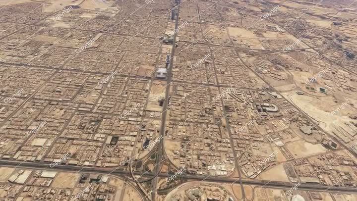 صورة جوية لحي الملك عبدالله، العقيق، الرياض، المملكة العربية السعودية