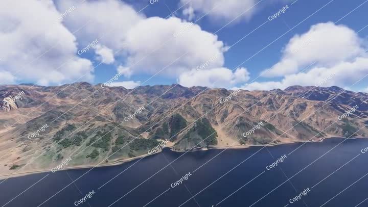 Drone shot of Siranna NEOM. Saudi Arabia