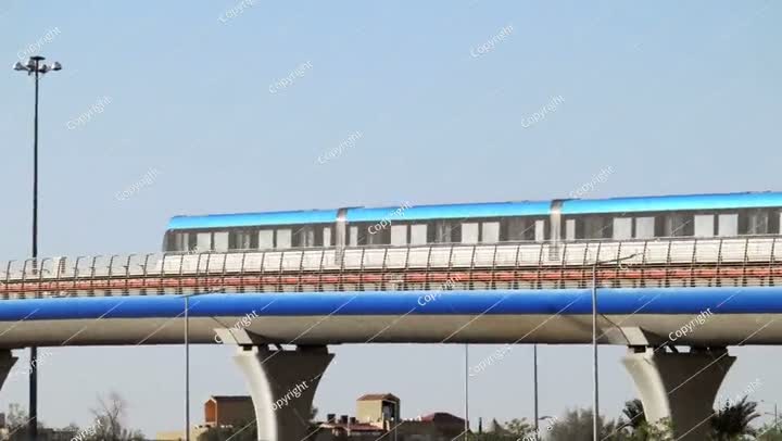 خط مترو الأنفاق الحديث في الرياض المملكة العربية السعودية