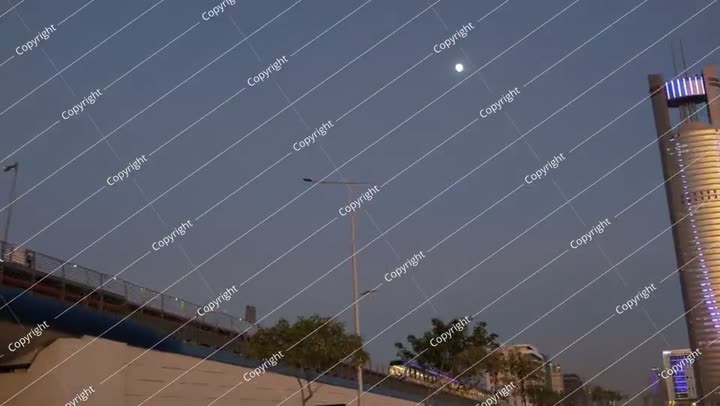 The modern subway line in Riyadh Saudi Arabia