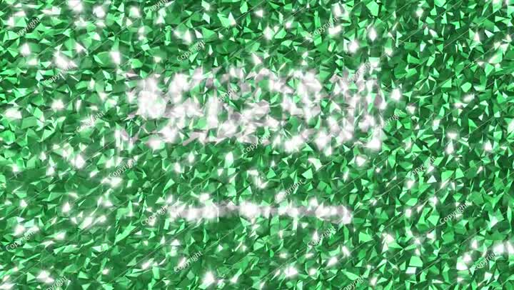 علم السعودية المتلألئ 4K