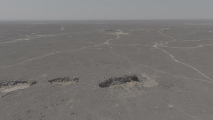 The Cave of Umm Al-Jarsan in the Harrah of Khaybar, north of Medina, is a site with natural archaeological caves and caverns, carved rocks, tourist spots, and natural scenery.