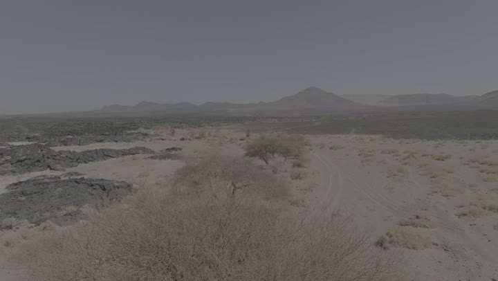 Laba in the Harrah of Khaybar, northeast of Medina, is a rare and strange site, with black rock formations, the history of the earth in the language of rocks and lava.