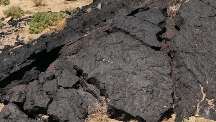 Laba in the Harrah of Khaybar, northeast of Medina, is a rare and strange site, with black rock formations, the history of the earth in the language of rocks and lava.