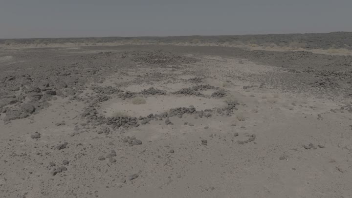 The black rock formations, located in the Harrah of Khaybar northeast of Medina, are a rare and strange site, a history of the earth in the language of rocks and lava.