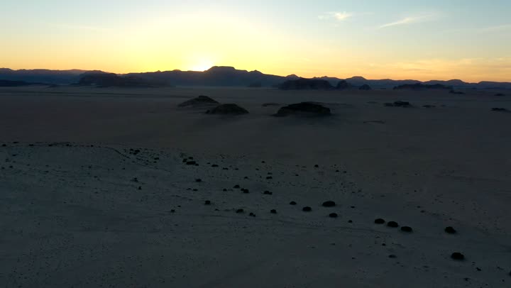 Historical archaeological tourist landmarks, desert and mountainous nature, natural rock formations in Al-Ula's Madain Saleh in the Kingdom of Saudi Arabia, drone photography of the mountains and rock formations in Al-Ula.