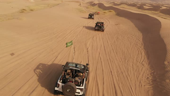 Organizing and arranging the flow of cars in the desert, exciting youth recreational activities, tourism adventures and safari trips, fun and entertainment by practicing the hobby of driving cars on the soft sands in the Kingdom of Saudi Arabia, the natural landscapes and the soft golden sands in the desert.