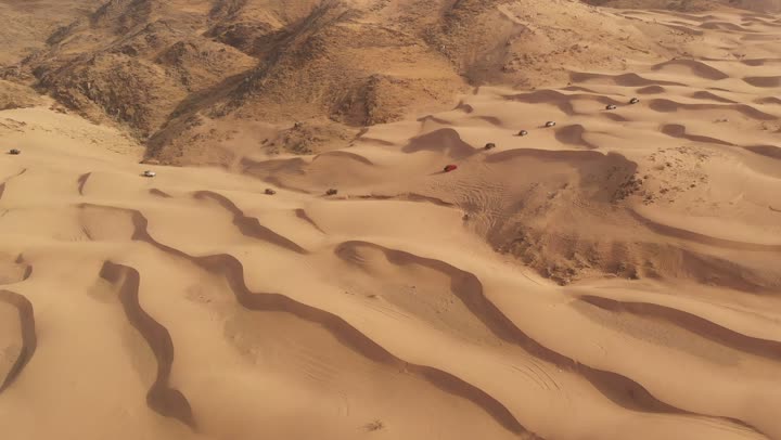 Exciting youth entertainment activities, spending enjoyable time with friends, tourism adventures and safari trips, fun and entertainment by practicing the hobby of dune bashing with ATVs on the soft sands in the Kingdom of Saudi Arabia, the natural landscapes and the soft golden sands in the desert.