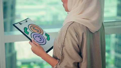 النمو الاقتصادي والاستثمار المالي، دراسة مشاريع جديدة، مفهوم إدارة الأعمال ، امراه عربيه خليجيه اماراتيه تنظر من خلال الشرفة ، تحليل وتدقيق بيانات المشروع ، كتابه وتدوين الملاحظات