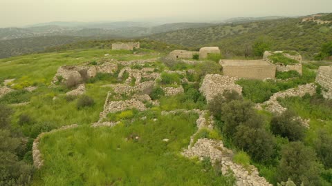 The green nature in the mountains of southern Saudi Arabia, trees and agricultural plants, tourist places and landmarks in Saudi Arabia, natural mountain peaks and highlands, nature background.
