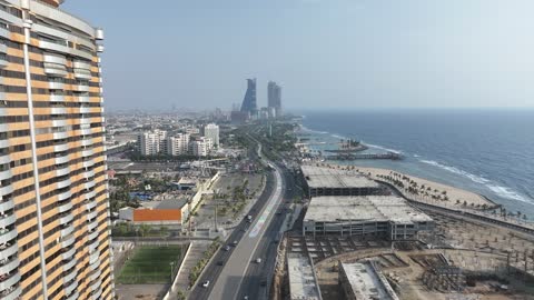 waterfront jeddah cornish drone
