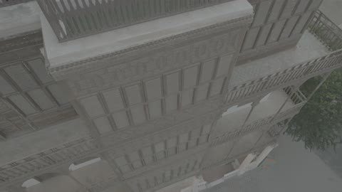 تصوير درون للبلدة القديمة جدة التاريخية في مدينة جدة ، أماكن سياحية تراثية شعبية، البيوت والمباني التاريخية ، معالم اثرية قديمة في السعودية