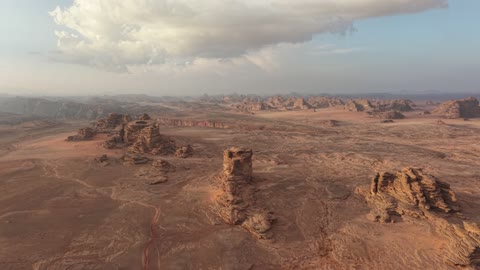 Tourist cultural landmarks, drone photography of Shuqri in Tabuk, Saudi Arabia, mountain formations, Shuqri, mountains and highlands, desert terrain, mountainous nature, mountain fault, natural landmarks of Tabuk, tourism in Saudi Arabia.