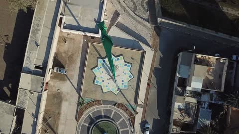 التصميم والفن المعماري بالطراز الهندسي القديم، قلعة الملك عبد العزيزالتاريخية  ، معلم تاريخي اثري ، معالم سياحيه تراثيه مشهورة, موقع استراتيجي هام في مدينة تبوك في المملكه العربيه السعوديه ، تصوير درون لقلعة ضباء في مدينة تبوك