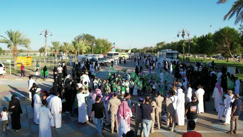 احتفالات ومهرجانات في المملكة العربية السعودية, الاحتفال بذكرى اليوم الوطني السعودي 23 سبتمبر، تجمع الناس واقامة فعاليات احتفالية في المنتزهات والحدائق والأماكن العامة , الأعياد والمناسبات الوطنية السعيدة